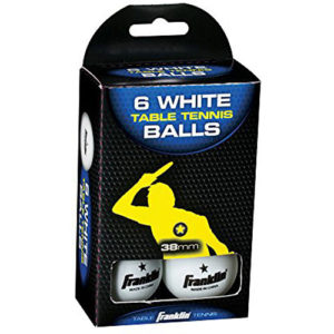 Franklin Sports 1 Star Table Tennis Balls (Pack of 6), 38 mm